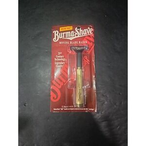 Burma- Shave Moving Blade Razor, Vintage Shaving Item, Razor in Original Package